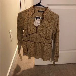 Long sleeve yellow shirt